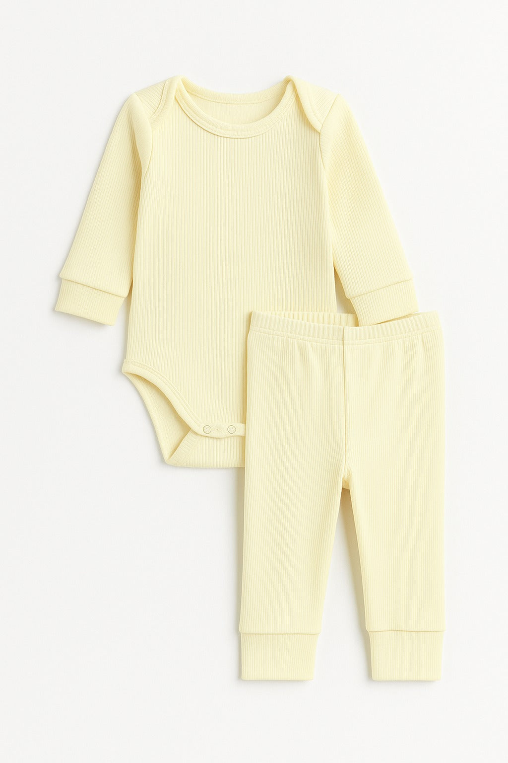Conjunto Baby Comfort™ – Body + Calça Canelada