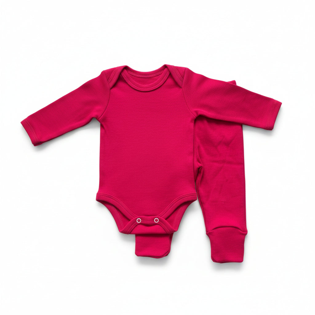 Conjunto Baby Comfort™ – Body + Calça Canelada